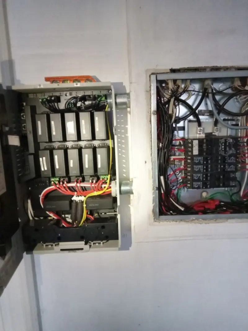 Electrical panel upgrade completed for Security Camera Wiring in Siesta Key